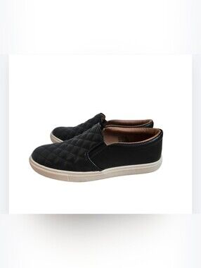 Steve Madden Quilted Black Slip-On Sneakers